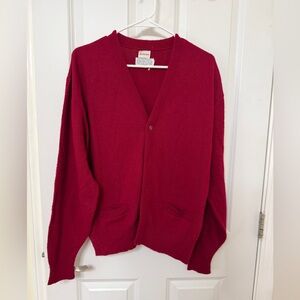 Vintage Men’s Large Saks Fifth Avenue Red Sweater
